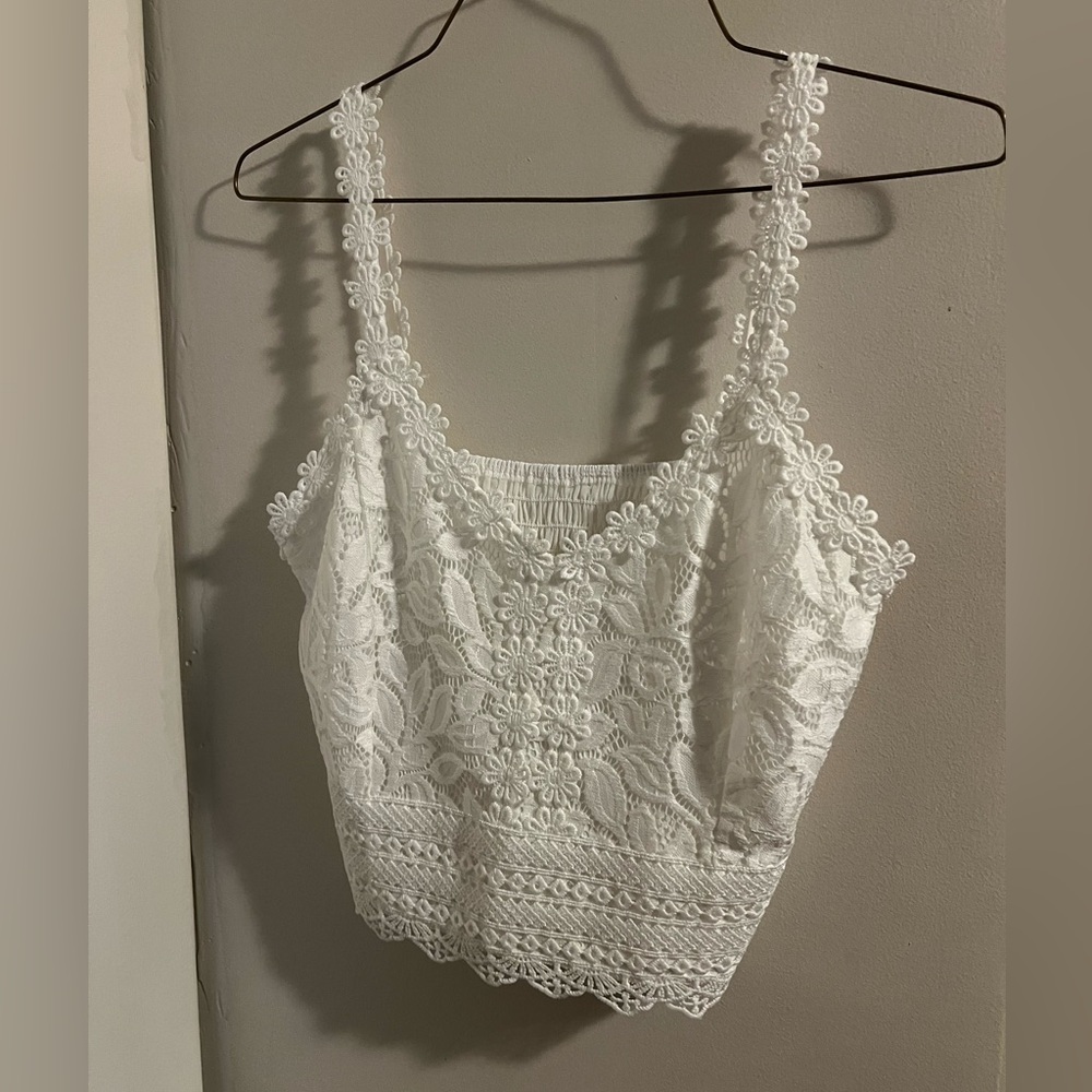 Flower crop top